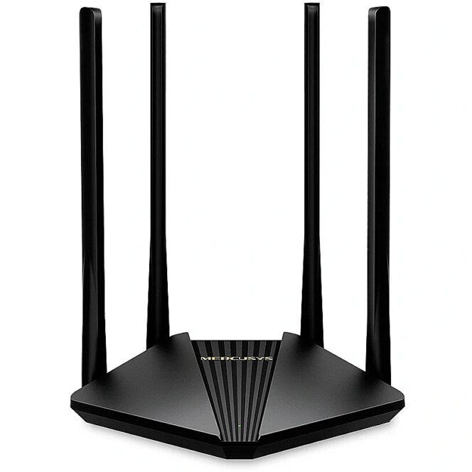 Mercusys AC1200 Wireless Dual Band Gigabit Router MR30G 802.11ac, 867+300 Mbit/s, Ethernet LAN (RJ-45) ports 2× Gigabit LAN Ports, Antenna type 4× 5 dBi Fixed Omni-Directional Antennas, Black