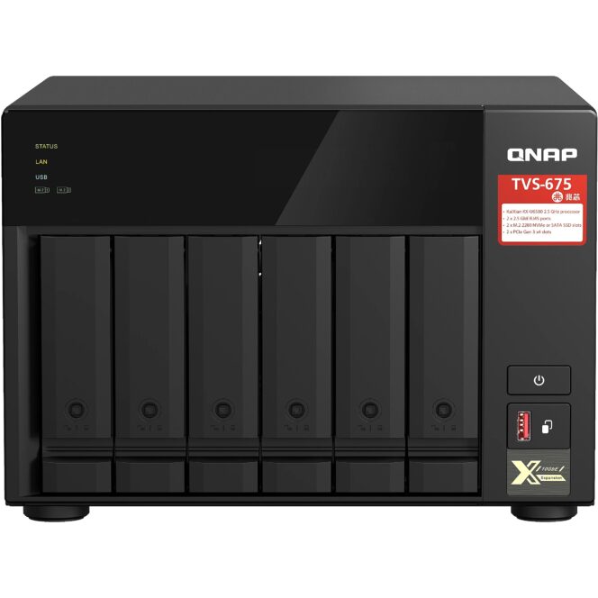 Qnap TVS-675-8G, 6-Bay