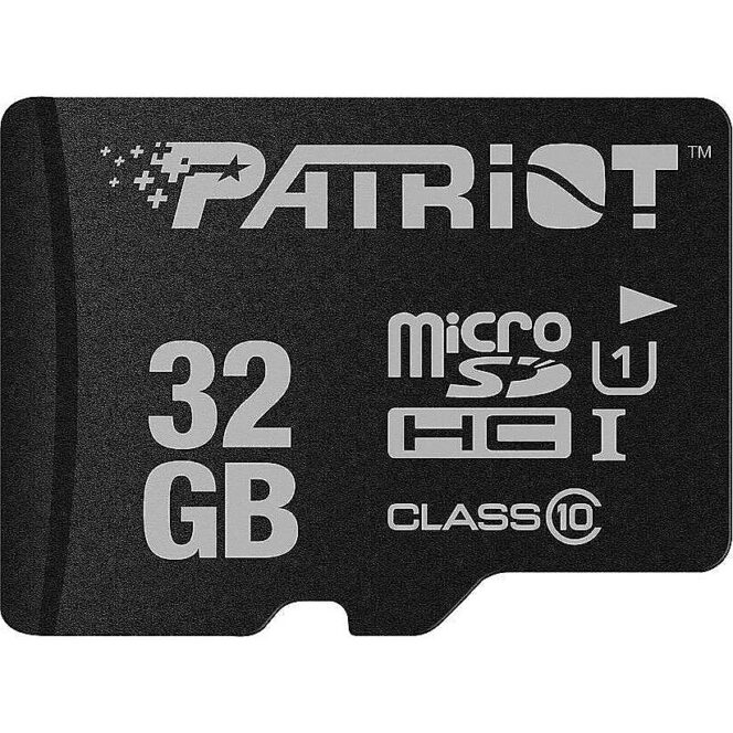 Patriot LX Series, microSDHC, 32GB, Class 10, UHS-I, U1, V10