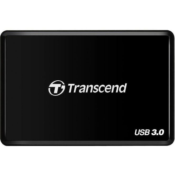 Transcend RDF2, USB3.0 Card Reader, Black