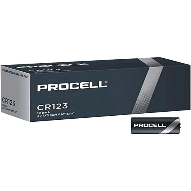 Duracell Procell High Power, CR123A, Lithium, x10