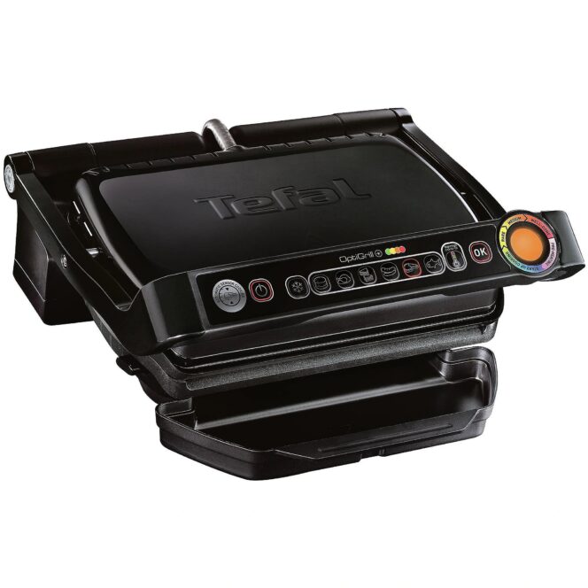 Tefal GC714834, OptiGrill+ + Snacking & Baking, Black