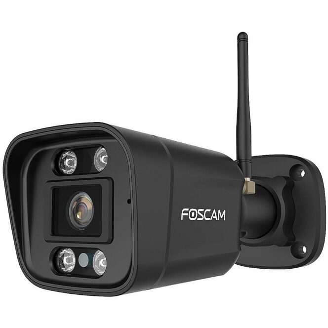 Foscam V5P, 1728p, 5MP, Smart Motion Detection, Sirene, Black