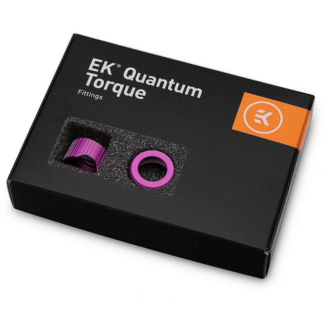 EK Water Blocks EK-Quantum Torque Compression Ring 6-Pack HDC 12, Purple