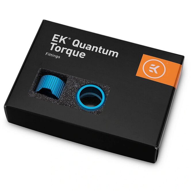 EK Water Blocks EK-Quantum Torque Compression Ring 6-Pack STC 16, Blue