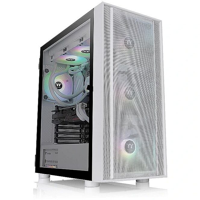 Thermaltake Divider H570 TG ARGB Snow, Tempered Glass, White