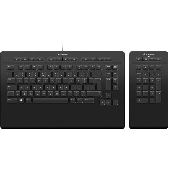 3Dconnexion Keyboard Pro with Numpad, US