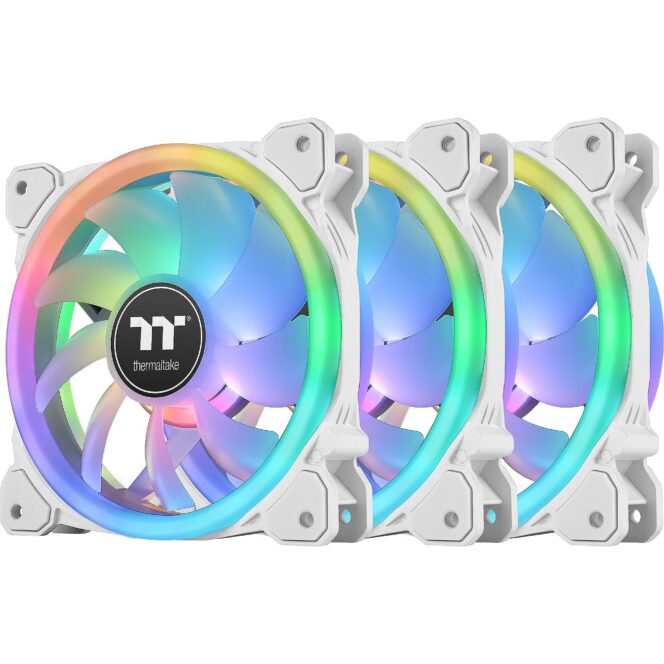 Thermaltake SWAFAN 14 RGB TT Premium Edition, White, 3 Pack