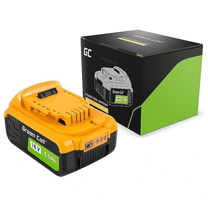 Green Cell Battery for DeWalt XR 18V 5Ah zamiennik XR DCB184