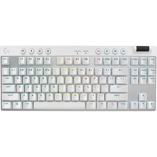 Logitech G PRO X TKL, GX-Brown, White