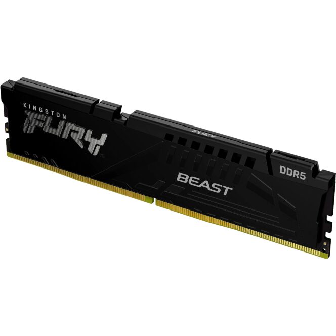 Kingston FURY Beast Black, DDR5, 32GB, 6400MHz, CL32, Single Stick