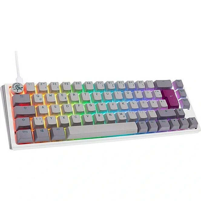 Ducky One 3 Mist Grey SF Gaming Tastatur, RGB LED - MX-Red GER