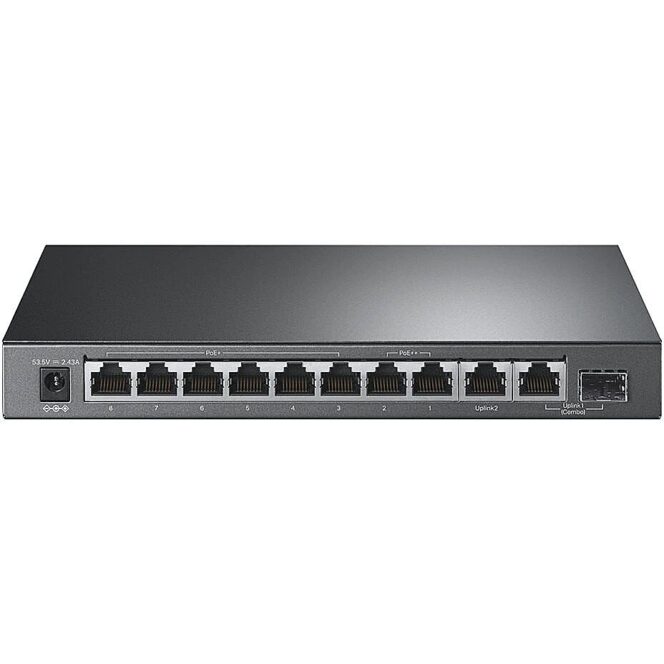 TP-LINK TL-SG1210PP 10-Port Gigabit Desktop Switch with 6-Port PoE+ and 2-Port PoE++