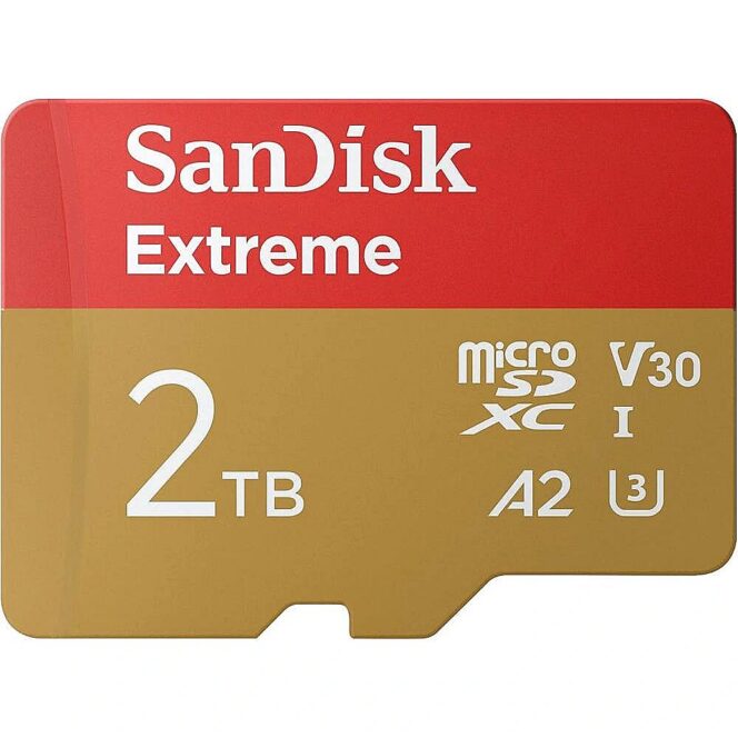 Sandisk Extreme, microSDXC, 2TB