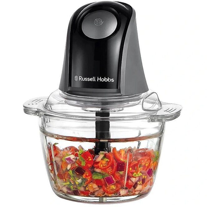 Russell Hobbs Mini chopper Matte Charcoal, Black