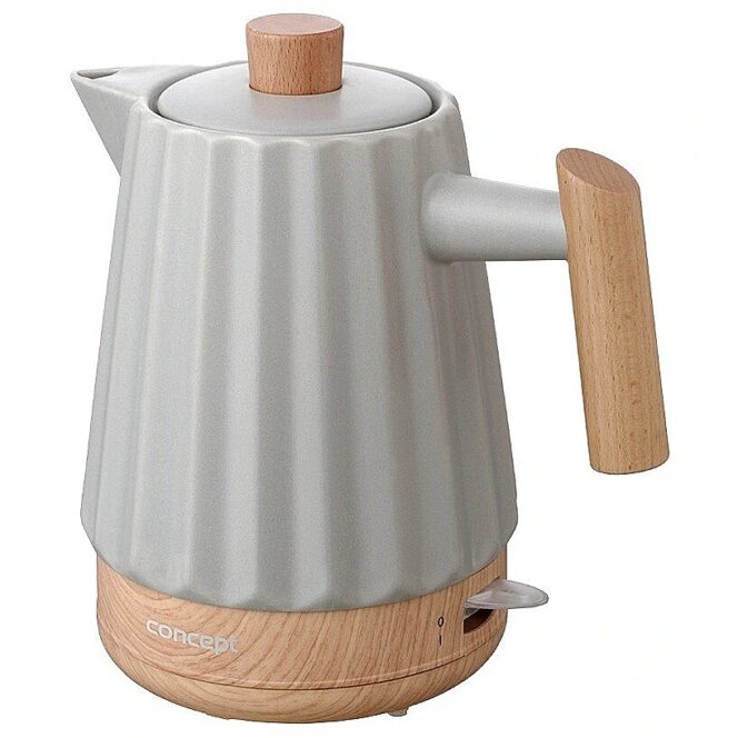 Concept Electric ceramic kettle RK0091 1,5l light grey