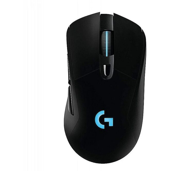 Logitech G703 Lightspeed, RF Wireless, Optical, Black